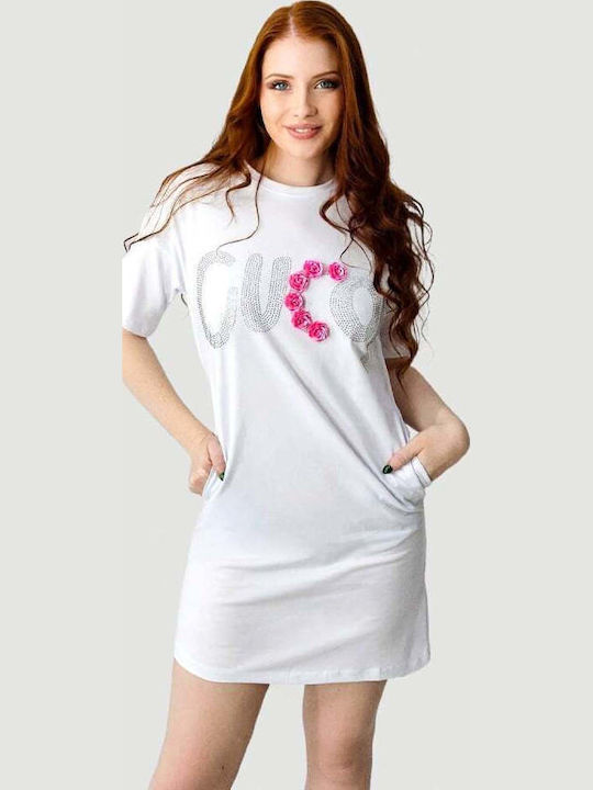 Καλοκαιρινό Mini Φόρεμα White