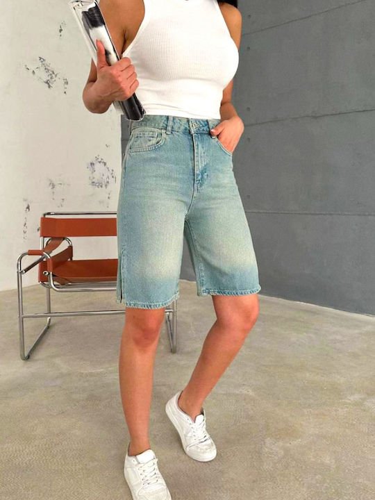 Damen-Shorts - Bermudas Jeans Grün