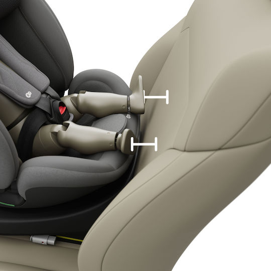 Kinderkraft База за бебешка седалка за кола Черен с Isofix