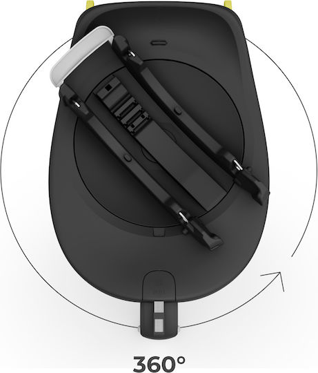 Kinderkraft База за бебешка седалка за кола Черен с Isofix