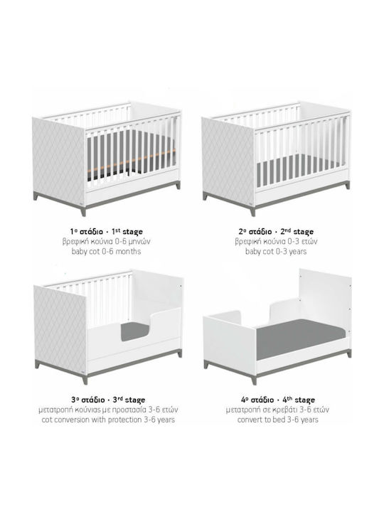 Casababy Κούνια Rombo για Στρώμα 70x140cm