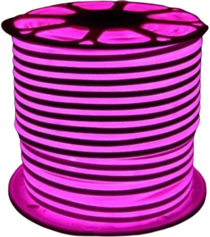 Αδιάβροχη Ταινία LED Neon 220V Ροζ Φως 1m Neon Flex