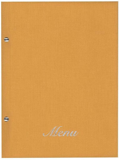 Next Menu Holder Made of PU Leather in Orange Colour 32x24 cm Nomad