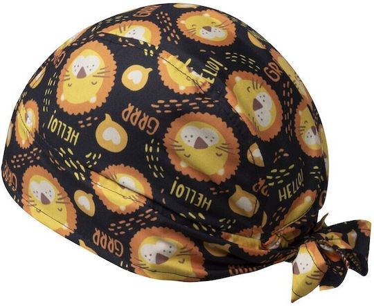 Giblor's Μπαντάνα Σεφ με Σχέδιο Leone Bionic Finish Leone Nero