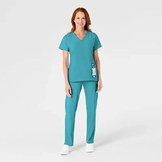 WonderWink W123 Women's Turquoise Medical Pants