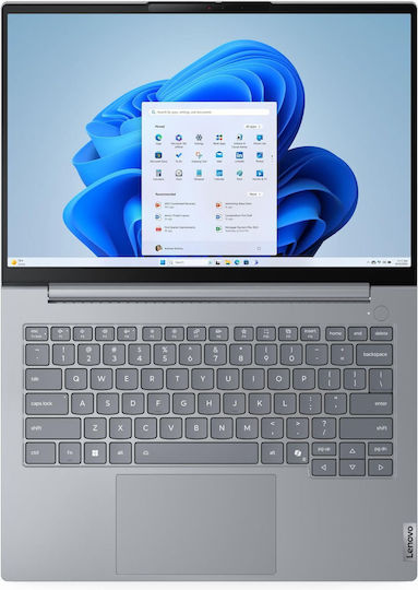 Lenovo ThinkBook 14 G8 IAL 14" IPS FHD+ (Ultra 5-225U/16GB/512GB SSD/Без операционна система) Арктическо сиво (UK Клавиатура)