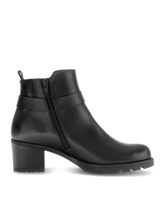 Anatomic Leather Women's Boots with Zipper Black
