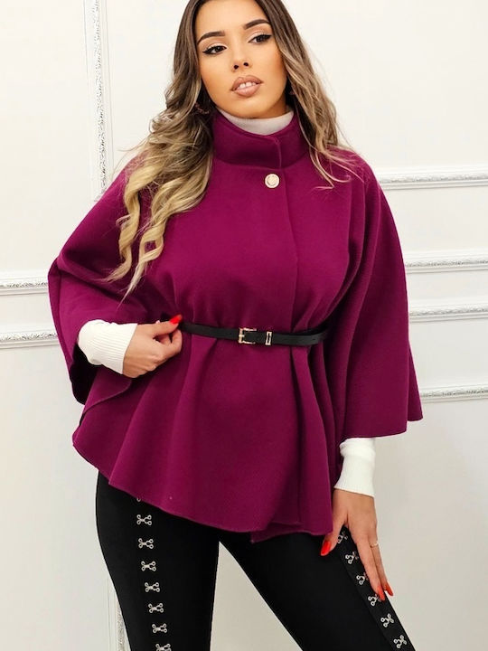 Γυναικεία Κάπα Purple Oversized