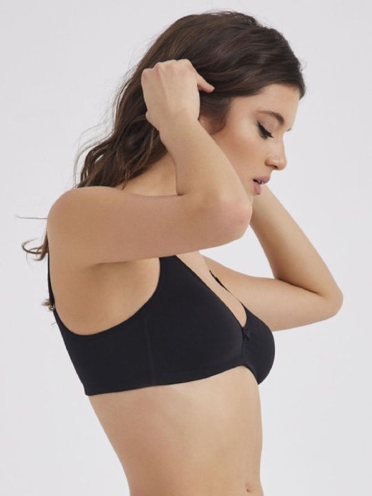 Moonlight Maternity & Nursing Bra with Clips Black