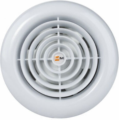 Mmotors 169 M³ De perete Ventilator de Baie Alb