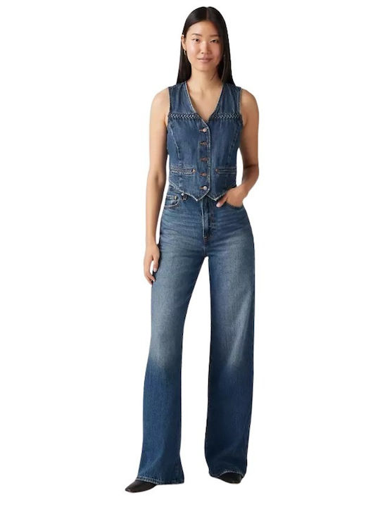 Ribcage Γυναικείο Jean Παντελόνι Blue