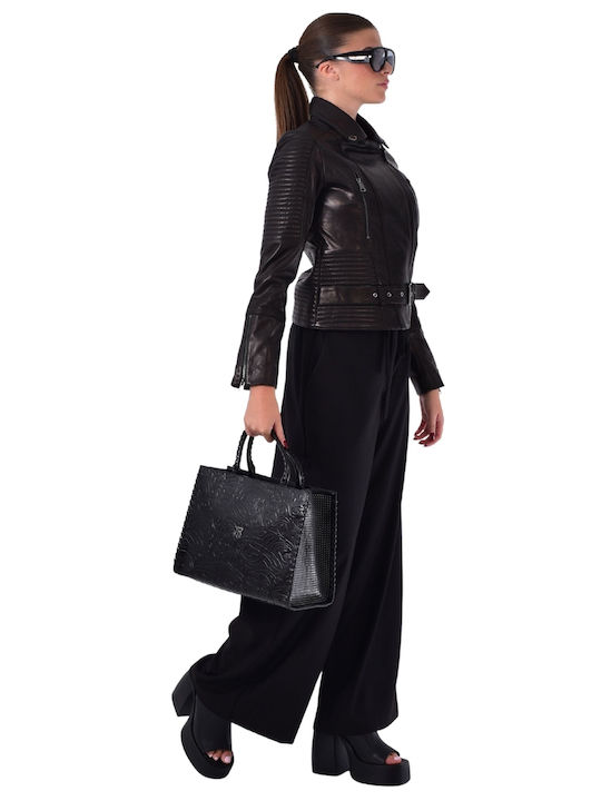 Femei Din material textil Pantaloni Neagră