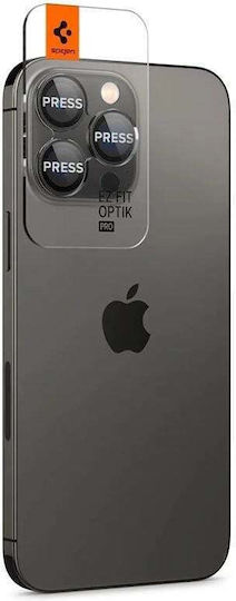 Spigen Camera Protection Tempered Glass Black for the iPhone 14 Pro, iPhone 14 Pro Max, iPhone 15 Pro, iPhone 15 Pro Max AGL05205