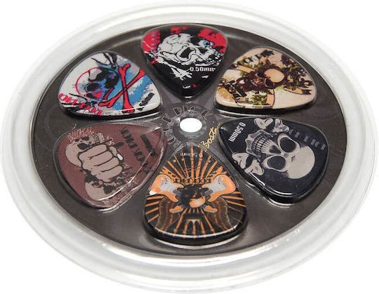 Brp6050 Boston Rock Picks 6-teiliges Pick-Set