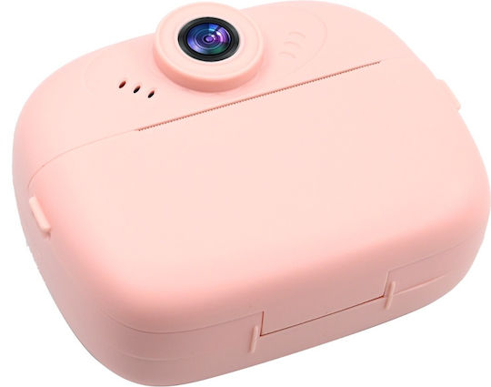 Smartic Cameră Pentru Copii Hd 1080p Rezoluție Baterie 1000mah Ecran 2.4 Inch Card Memorie 32 Gb Funcție Imprimare Instantanee Jocuri Incorporate Mp3 Mod Selfie Usb Type-c Roz