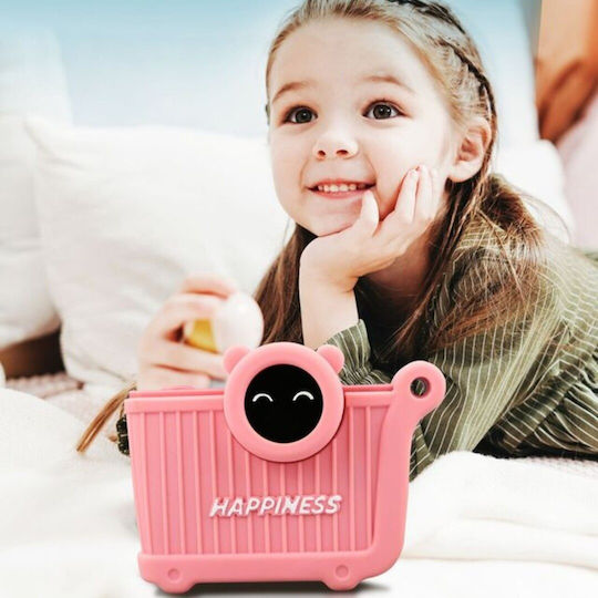 Cameră Pentru Copii Smartic Hd 1080p Rezoluție Baterie 600mah Ecran 2.4 Inch Card Memorie 32 Gb Jocuri Incorporate Mp3 Mod Selfie Usb Type-c Roz