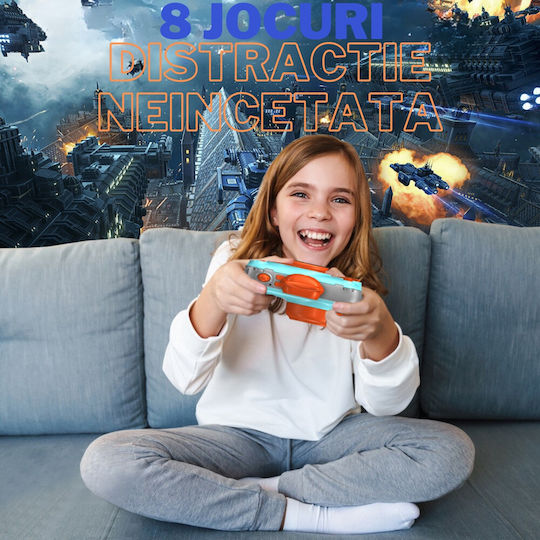 Cameră Pentru Copii Smartic Ultra HD Rezoluție 2.5K Baterie 1200mAh Ecran 2.0 Inch Card Memorie 32 Gb Funcție Imprimare Instantanee Jocuri Incorporate 3 Role Imprimare Mp3 Mod Selfie