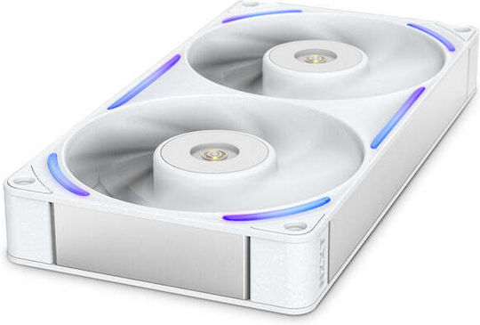 NZXT F240X Case Fans 3100rpm 104cfm RGB White Lighting