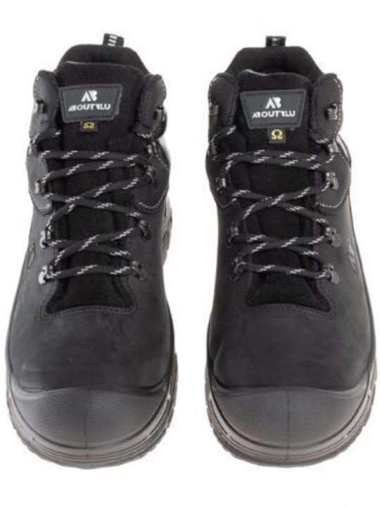 Aboutblu Di-electric Voltage Esr Waterproof Safety Boot Black Sb Fo Wru Hro E Src Cat Ii Ppe Dguv 112-191 En Iso 20345:2011 3227512la