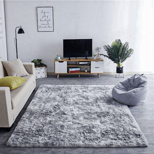 Strado Carpets Χαλί Ορθογώνιο Shaggy Light Grey 140x200cm