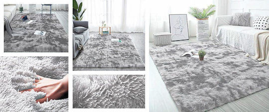 Strado Carpets Χαλί Ορθογώνιο Shaggy Light Grey 140x200cm