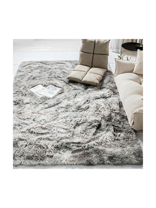 Strado Carpets Χαλί Ορθογώνιο Shaggy Light Grey 140x200cm