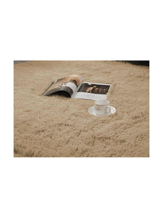 Strado Carpets Χαλί Ορθογώνιο Shaggy Cappuccinocamel (light Brown) 200x300cm