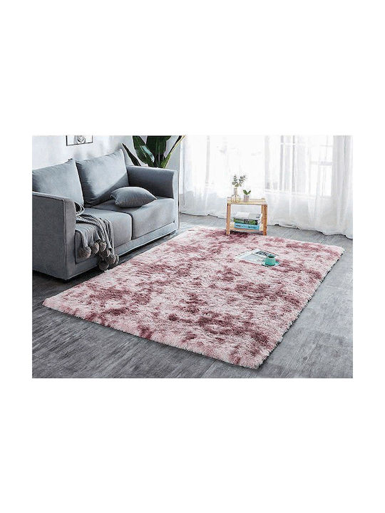 Strado Carpets Αντιολισθητικό Χαλί Ορθογώνιο Shaggy Ombrepurple (pink) 120x170cm