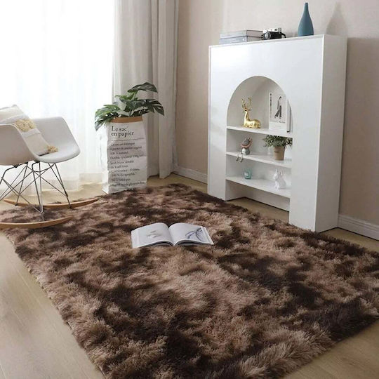 Strado Carpets Χαλί Ορθογώνιο Shaggy Brown 60x120cm