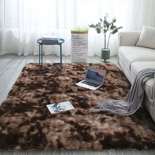 Strado Carpets Χαλί Ορθογώνιο Shaggy Brown 60x120cm