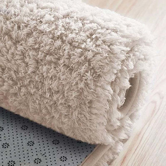 Strado Carpets Teppich Rechteckig Synthetisch,Polyester/Cotton/Leather Beige