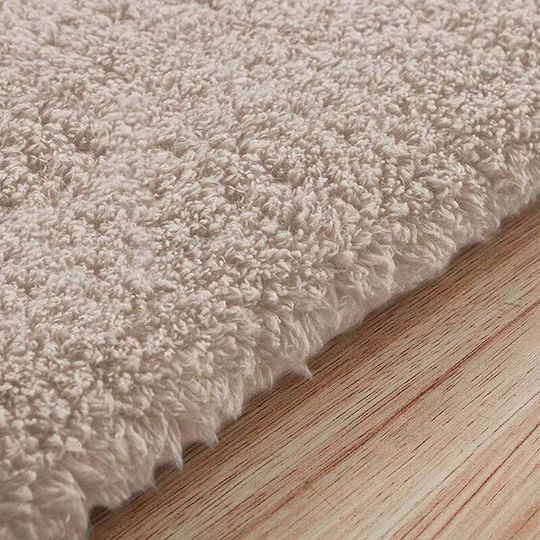 Strado Carpets Teppich Rechteckig Synthetisch,Polyester/Cotton/Leather Beige