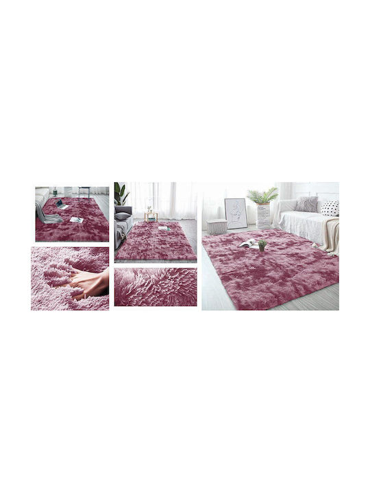 Strado Carpets Αντιολισθητικό Χαλί Ορθογώνιο Shaggy Pink 160x220cm