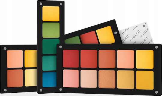 Inglot Freedom System AMC Eye Shadow Shine Square 09 Σκιά Ματιών σε Στερεή Μορφή με Πορτοκαλί Χρώμα 3.2gr