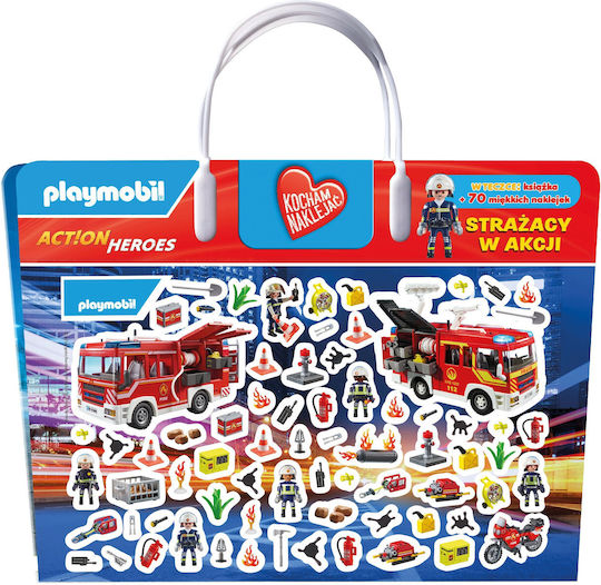 Playmobil Acthero I Love Stickers Fire Brigade In Action 29167