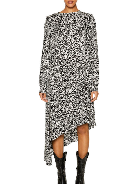 Midi Abendkleid Schwarz