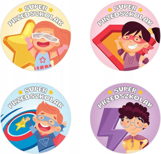 Motivational Stickers Super Preschooler 48pcs
