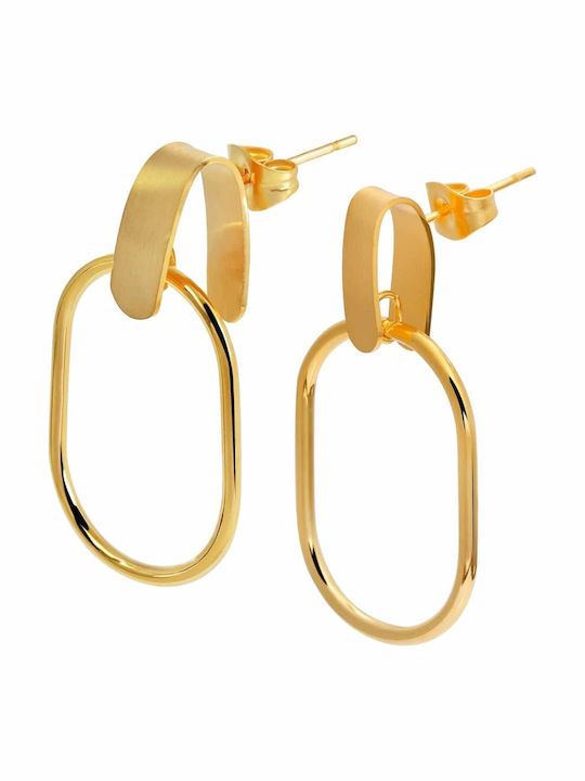 Akzent Earrings made of Steel Gold Plated