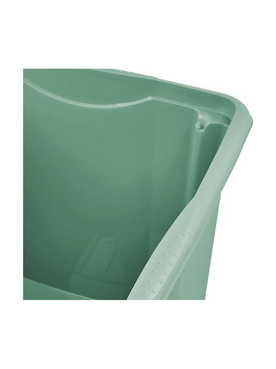 Plastic Storage Box Green 55x40x30cm 1pcs