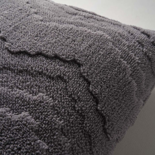 Gofis Home Decorative Pillow Case Claudette Furry Pearl Gray 43x43cm