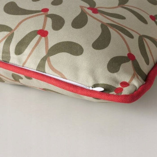 Boltze Sofa-Kissen Mistletoe 45x45cm