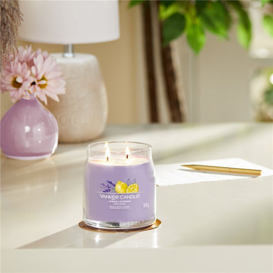 Yankee Candle Αρωματικό Κερί Signature σε Βάζο με Άρωμα Λεμόνι 368gr