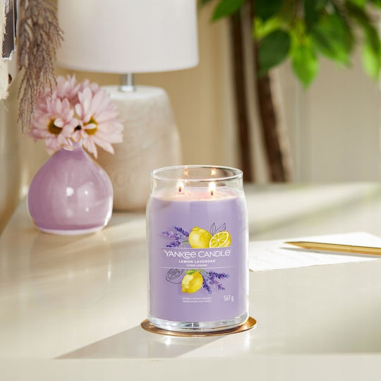 Yankee Candle Αρωματικό Κερί Signature σε Βάζο με Άρωμα Λεμόνι 368gr