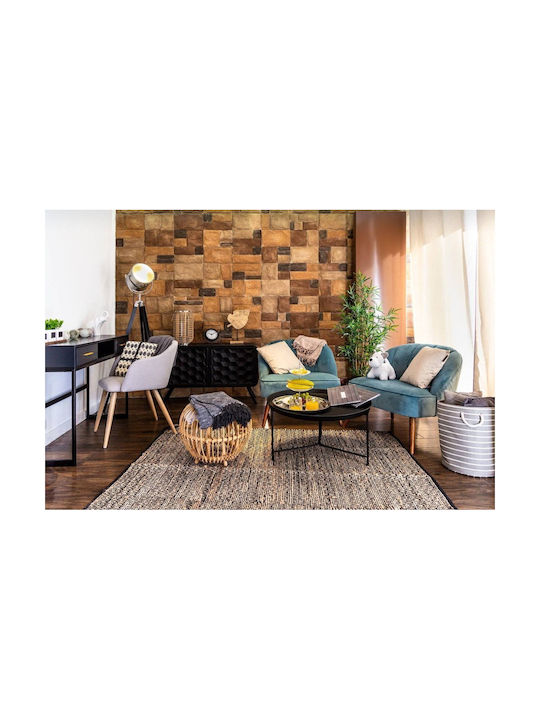 Künstliche Pflanze im Topf Bamboo Schwarz 90cm