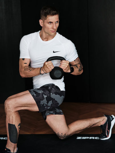 Zipro Kettlebell από Μαντέμι 20kg Μαύρο