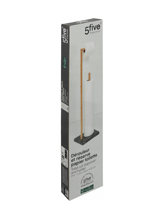 5Five Paper Holder Bamboo Black