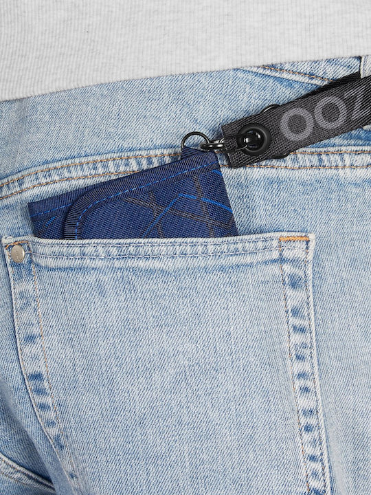 Herren Geldbörse Klassisch Blau
