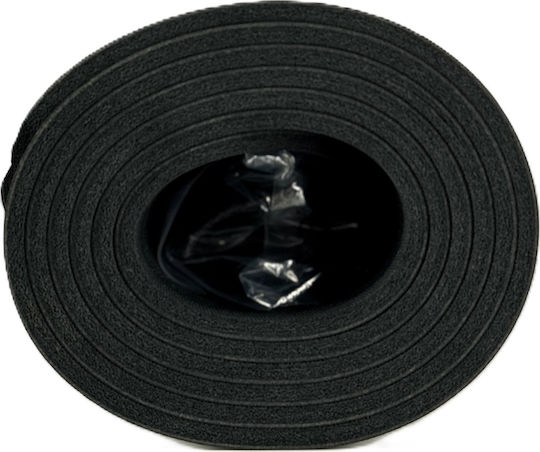 Zipro Exercise Mat Black with Carry Strap (183x61x0.6cm)