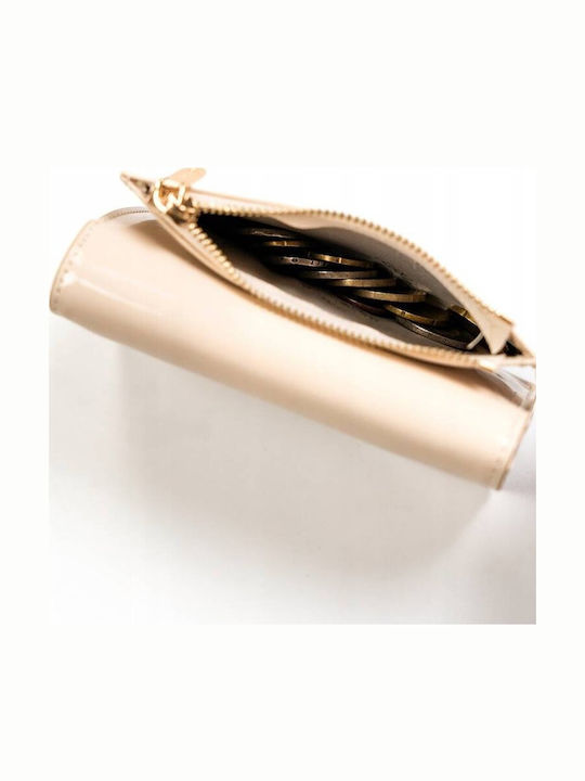 Leather Women's Wallet with RFID Beige
