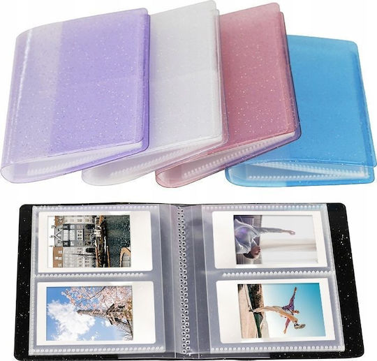 Loveinstant Photo Album Instax 7 8 9 11 64 Photos Pink Glitter